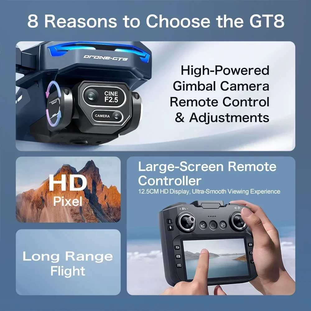 Drohne 4K HD GT8 Kamera Hinder – Drone Thermal Imaging Bewertung und Preis